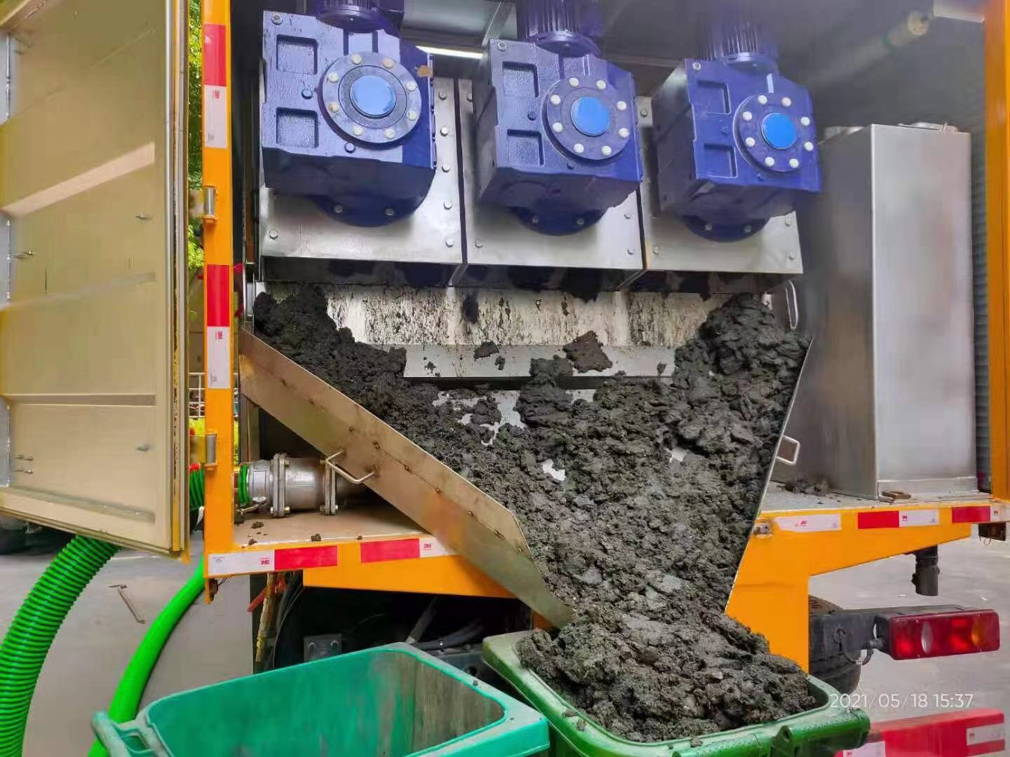 河西区街道化粪池清掏城市维护站-泥浆净化干湿分离处理